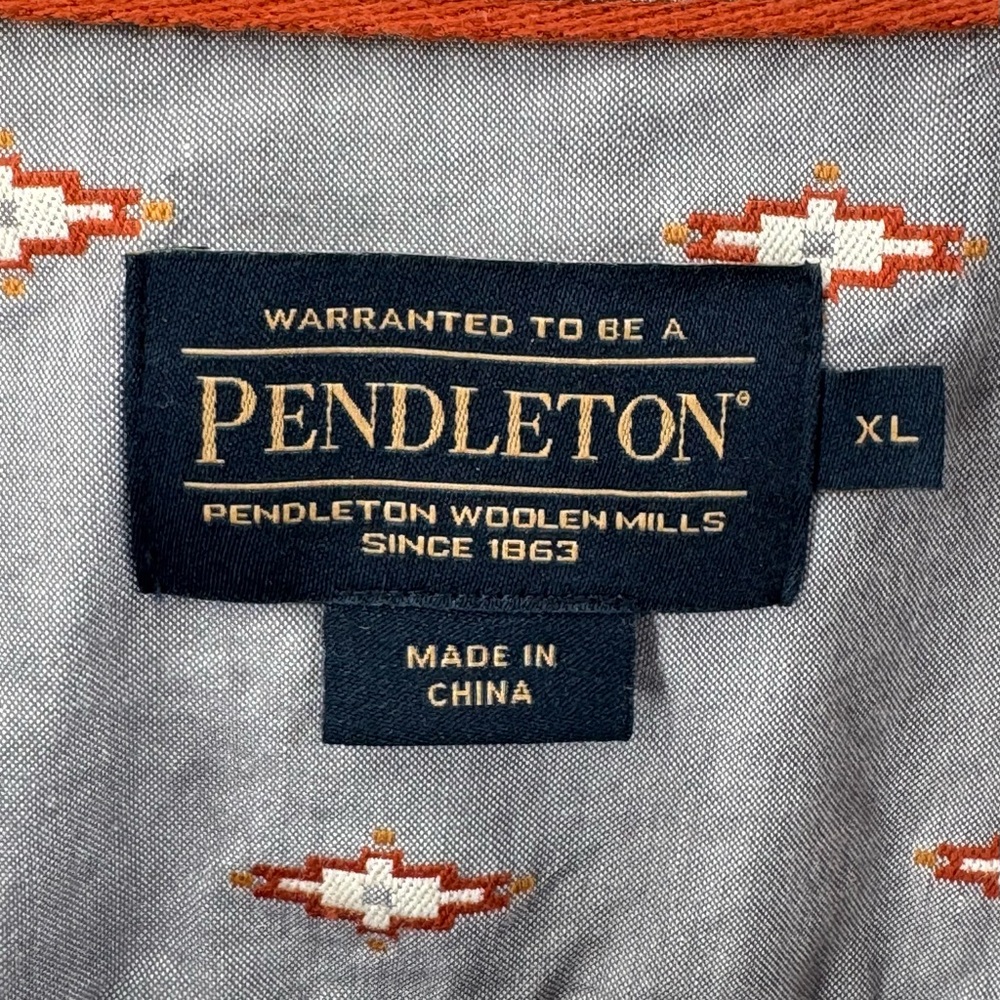 Pendleton Carson Chambray Cotton Long Sleeve Shir… - image 6